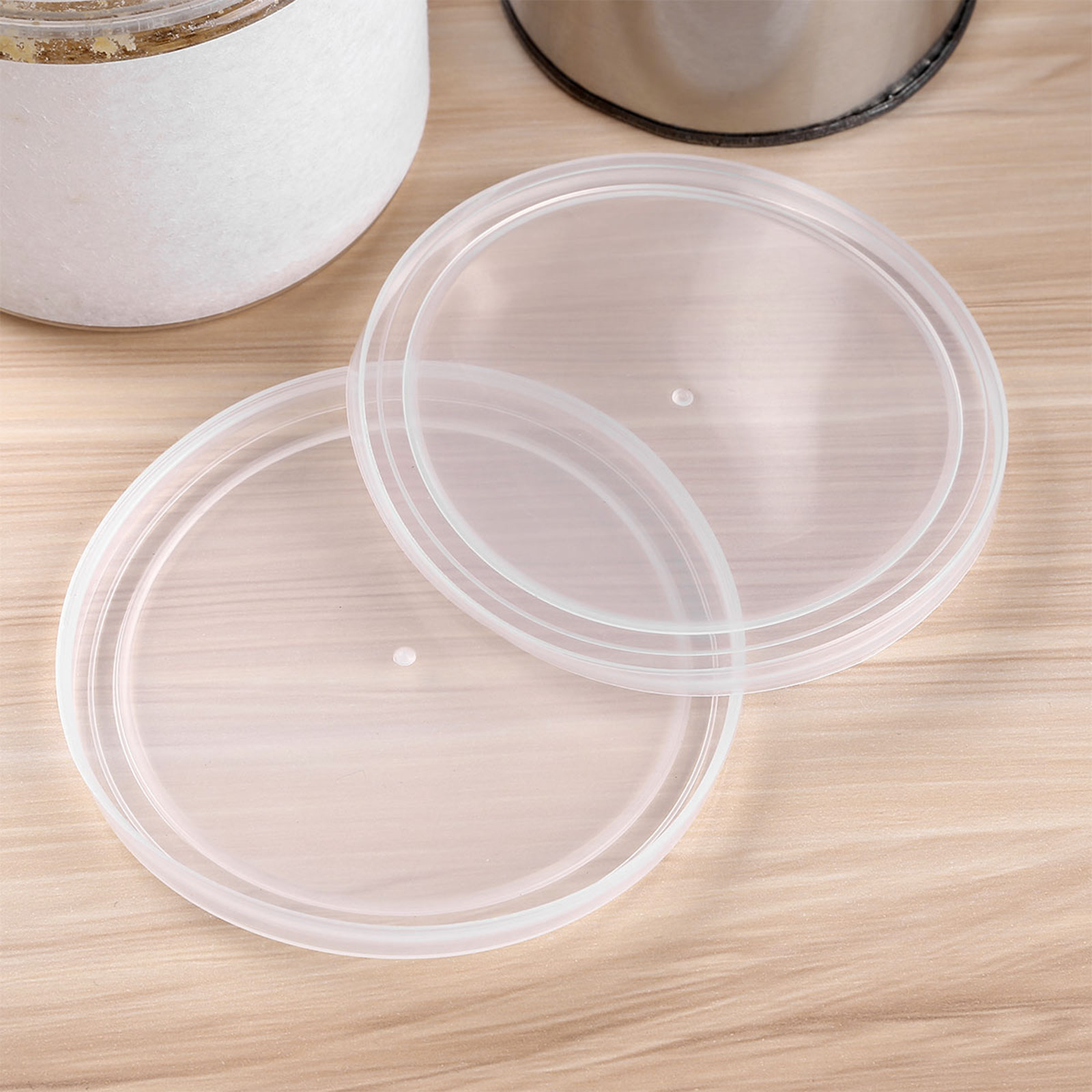 12 Pcs BPA-Free Plastic Can Covers Reusable Storage Tin Tight Seal Cap for Canned Goods Pet Food Can Tins Cover Lids