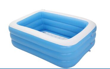 Nouvelle piscine gonflable adulte Double personnes piscine 3 couches piscine extérieure bébé baignoire eau jouer pour bébés: 1.3m