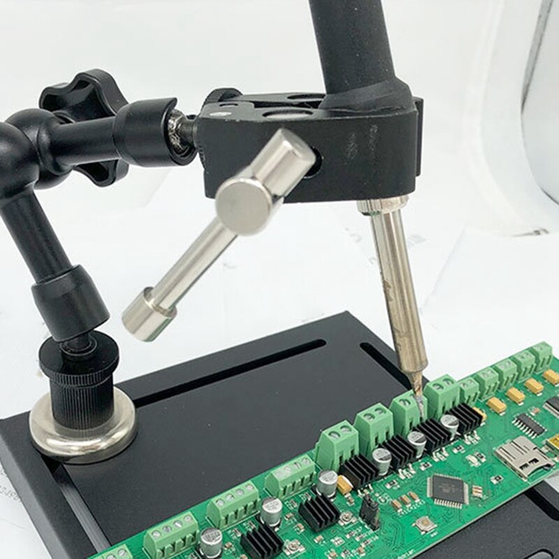 Elektrischer lötkolben, entlötstation, halterung, reagenzglasklemme, schweißen, handy-reparatur, diy