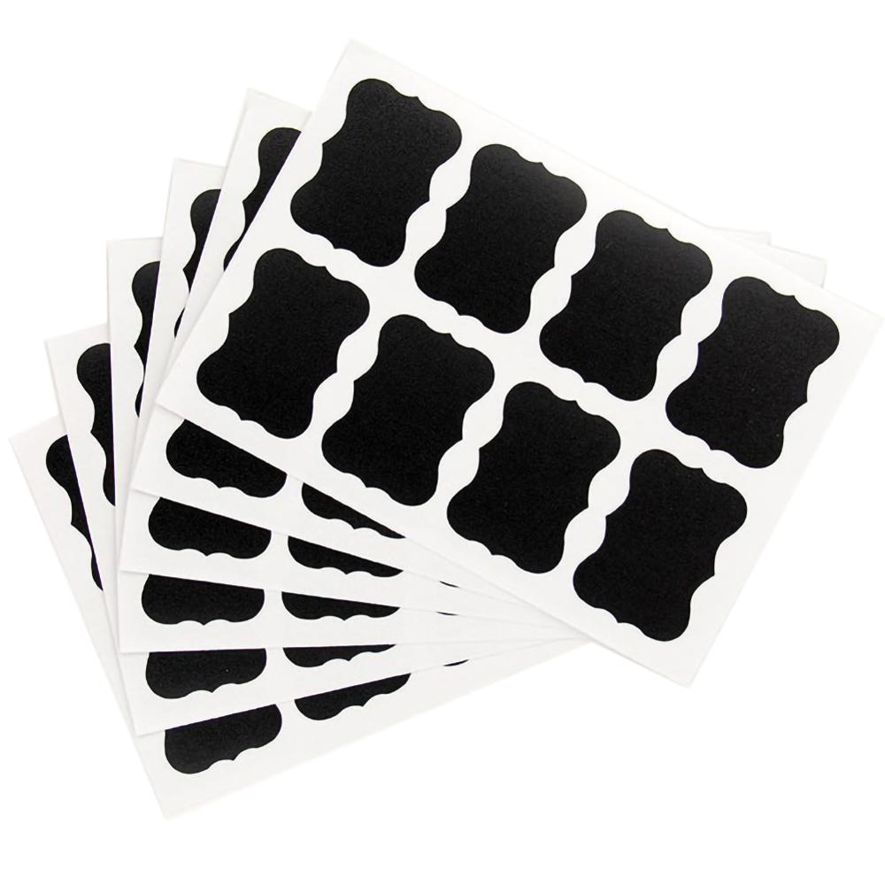 Herbruikbare Schoolbord Stickers Craft Keuken Potten Organizer Label Krijtbord Stickers Krijt Boord Zwart Board Muurstickers