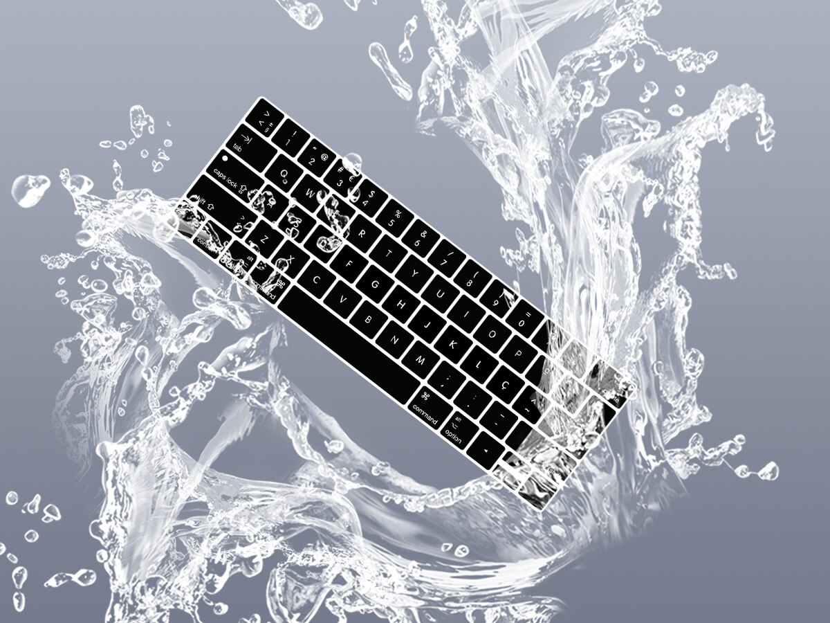 Silicone Keyboard Cover Keypad Skin For Macbook Pro 13" A1706 15" A1707 With Touch Bar Release On Portugal Portuguese