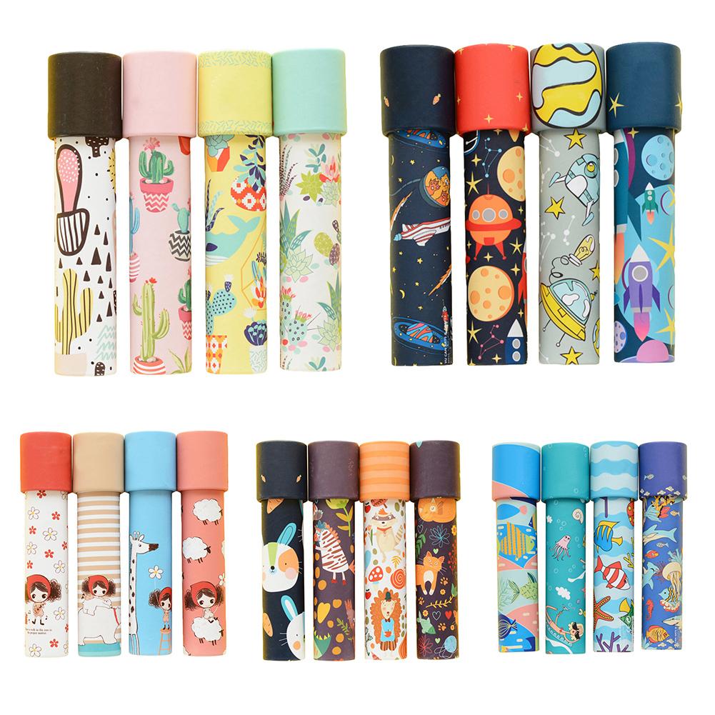 1Pc Rotierenden Kaleidoscopes Farbige Quaddel freundlicher freundlicher Pädagogisches Wissenschaft Spielzeug Neue