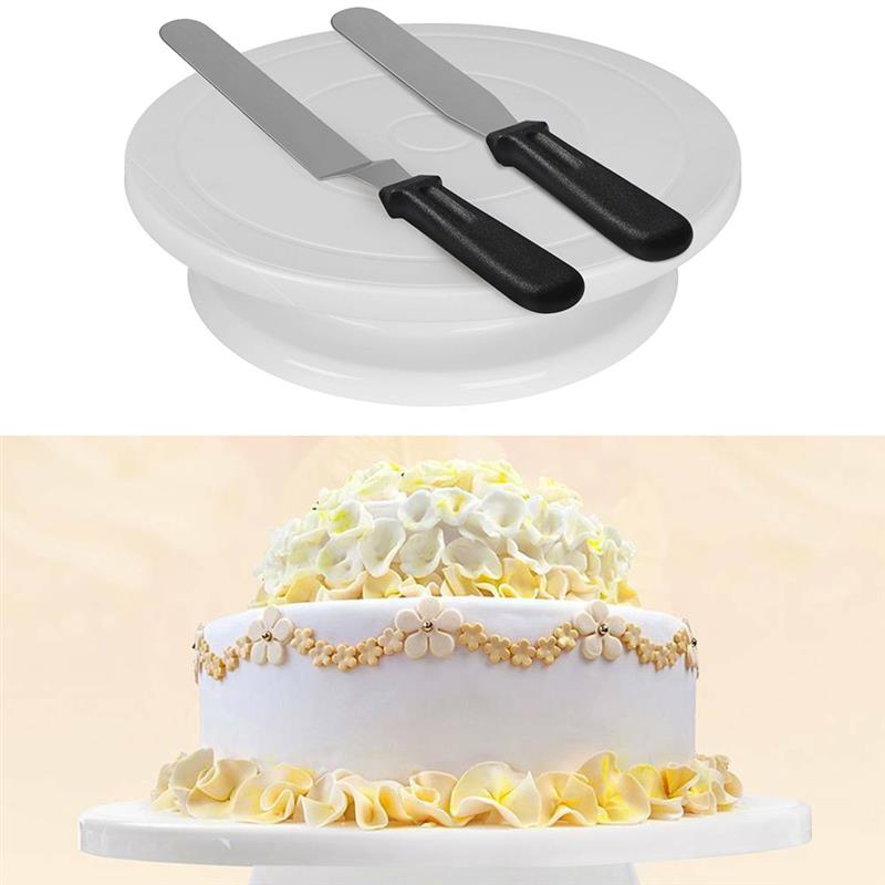 Cake Decorating Kit Bakeware Accessories Cake Turntable Set Pastry Tube Fondant Tool Kitchen Dessert Baking Pastry Supplies