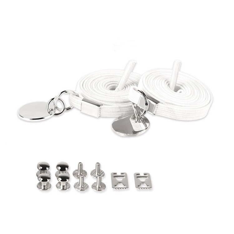 3 Types Elastic No Tie Shoelaces Locking Round Shoe Laces Shoestrings Running/Jogging/Triathlon: 2