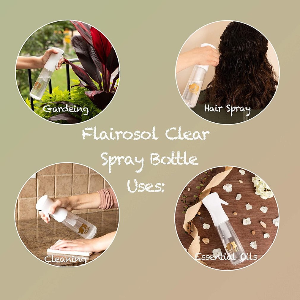 300ml Ergonomic And Portable High Pressure Spray Bottle Super Fine Continuous Water Spray Bottle