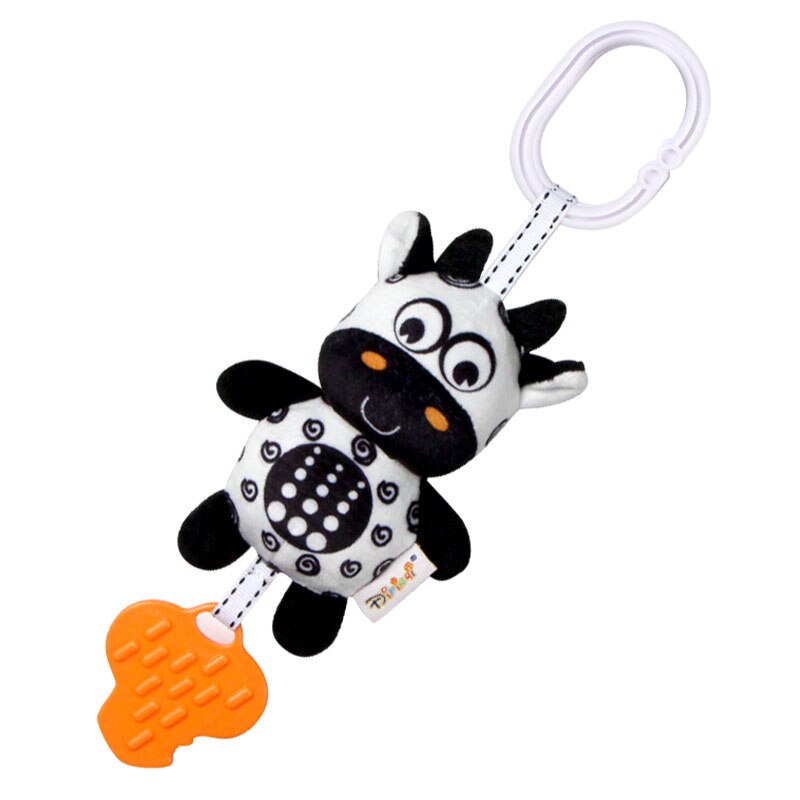 Zwart Wit Serie Baby Auto Opknoping Speelgoed Geometrische Rammelaar Sensory Autostoel Speelgoed Visuele Ontwikkeling Auto Opknoping Pluche Training Speelgoed: I