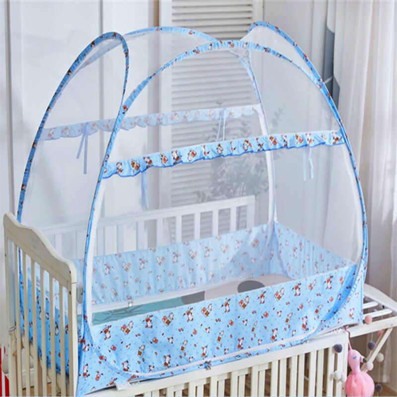 Babybedklamboes, draagbare opvouwbare babybeddengoednet, muggennet veilig gaas voor babymeisjes en jongens