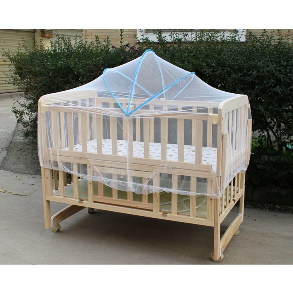 Kidlove Babybed Bed Mesh Klamboe Opvouwbare Baby Gebogen Muggen Netto Draagbare Wieg Netting Ultra Grote 100*60 -110*65cm