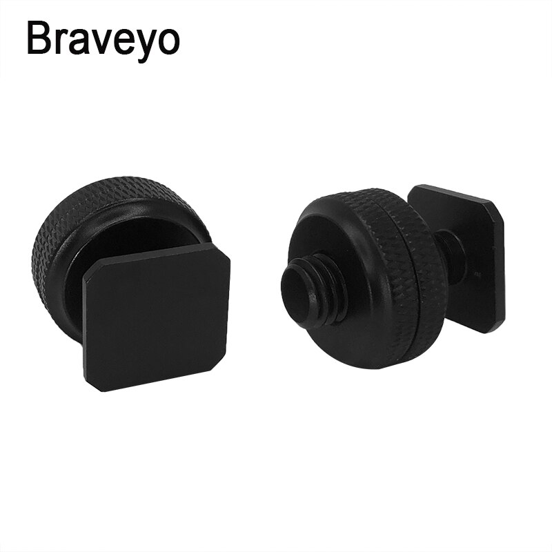 Vite di conversione da 1/4 a 3/8 pollici vite a doppio strato per slitta a caldo per accessori fotografici supporto per testa a slitta per fotocamera Dslr