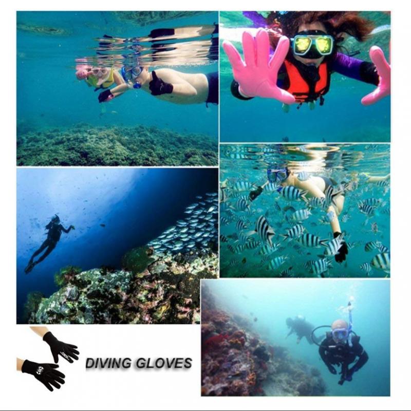Gants de plongée en néoprène 3MM, combinaison thermique antidérapante pour apnée, natation, surf, voile, kayak