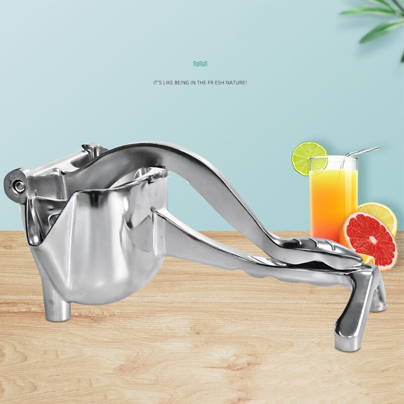 Aluminum Alloy Hand Pressure Juicer Lemon Apple Sugar Cane Juice Handheld Fruit Juicer Squeezer Kitchen Fruit Tool