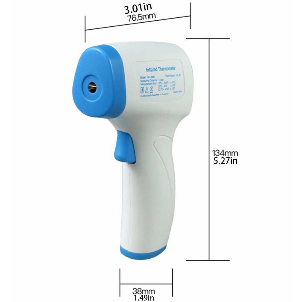Non-contact Infrared Temperature Sensor, Forehead Thermometer, Smart Sensor, Automatic Body Temperature Read LED Display Digital