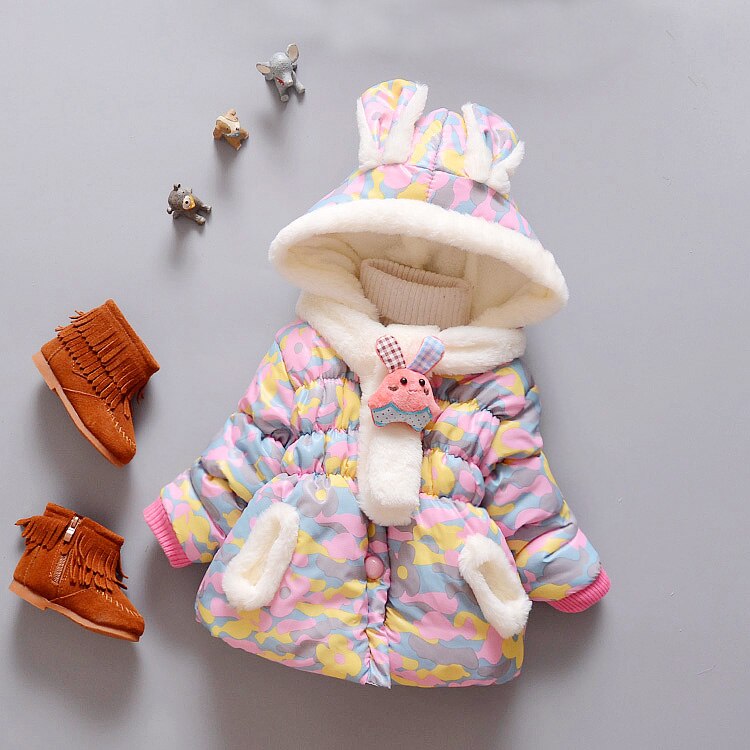 Kinderkleding Warme Winter Herfst Bovenkleding Baby Meisje Kleding Jas Voor Meisjes Jas Kids Kleding Hoodies 1 2 3 4 jaar
