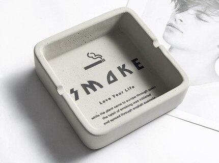 Nordic ins windasbak huiskamer eenvoudig modern persoonlijkheid trend grote europese cementasbak: M