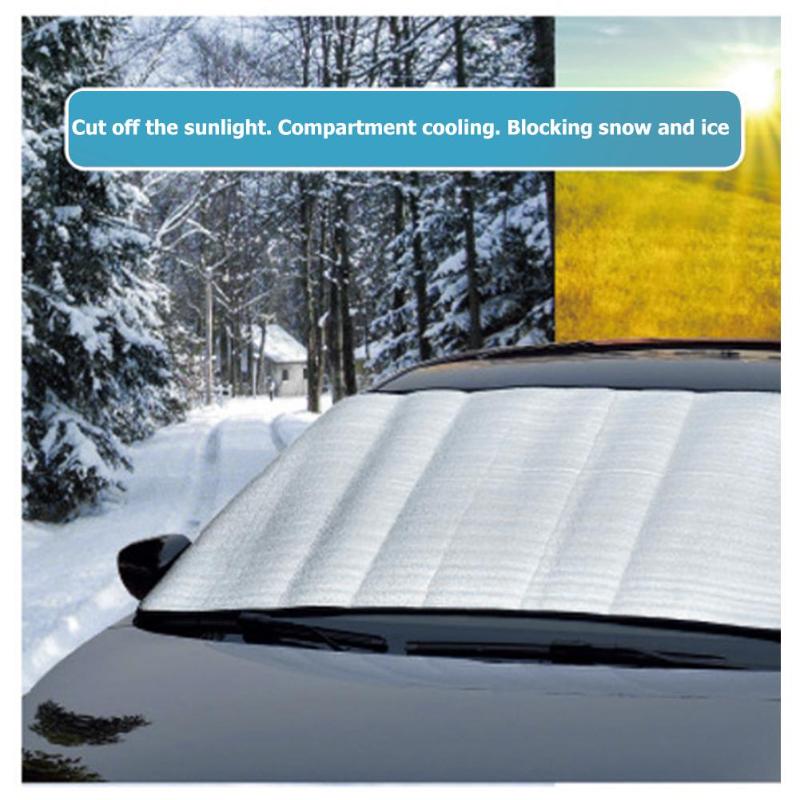 Vodool 150*70 Cm Auto Voorruit Cover Auto Zonnescherm Sneeuw Ijs Vorst Shield Blok Winter Voorruit Protector Auto Accessoires