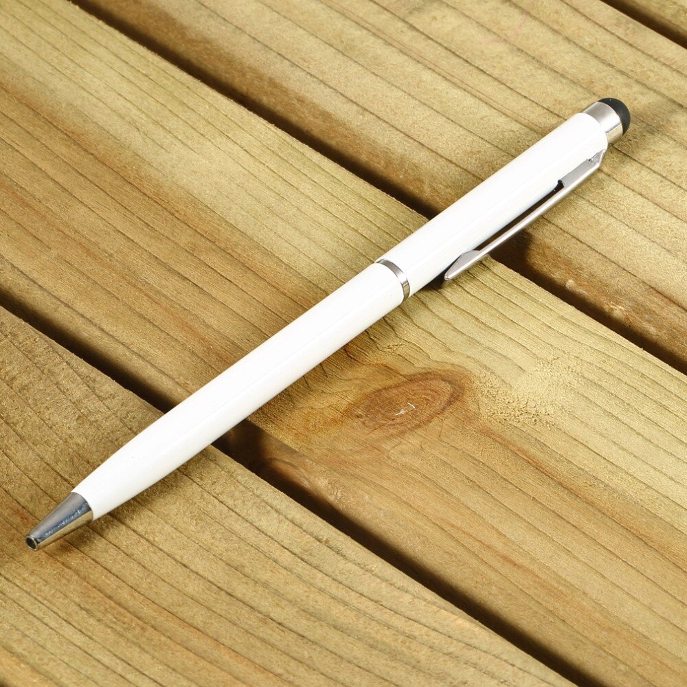 1pcs Fine Point Stylus Capacitive Touch Microfiber Stylus Pen Touch For ipad for iphone White
