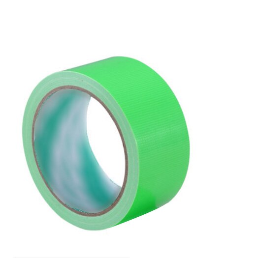 20mm Duct Tape Waterproof Sticky Adhesive Cloth Duct Tape, Single-Sided Strong Carpet Tape Applied To Warning Wedding Exhibition: Light Green