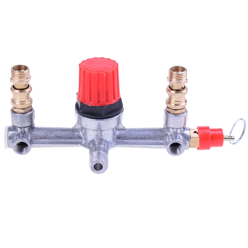 1 pc PSI Small Air Compressor Pressure Switch Control Adjustable Air Regulator Valve Compressor Four Holes