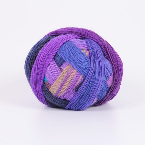 nouveauté 100g 800 m naturel doux laine arc-en-ciel espace colorant fantaisie fil unique organique Crochet fil X4012: 17
