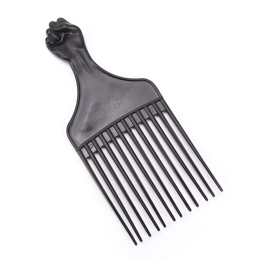 1 Uds., cepillo Afro para el pelo, peine para horquilla, cepillo para el pelo, peine para el pelo, peine plástico para herramientas de estilismo Afro rizado