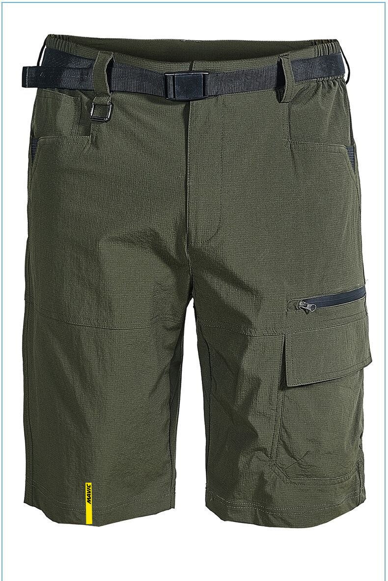 MAVIC-pantalones cortos de ciclismo para hombre, shorts de secado rápido para bicicleta corta de montaña: green / XL