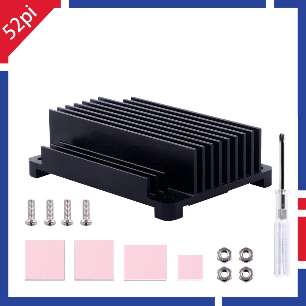 Raspberry Pi Aluminum Alloy CNC Extreme Heat Sink Kit without Cooling Fan For Raspberry Pi CM4 Module