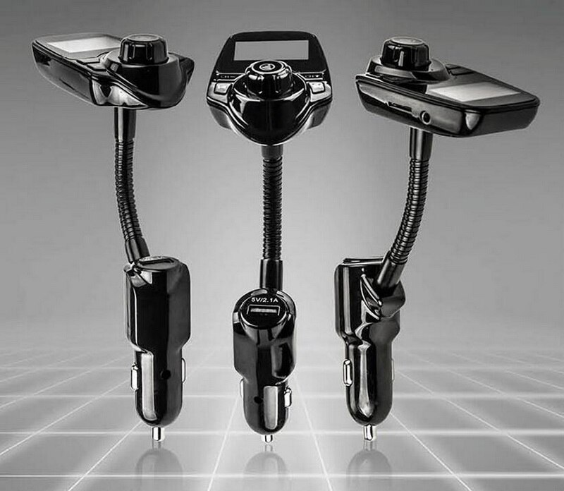 Bluetooth carkit bluetooth fm-zender  mp3- speler autokit oplader voor smartphone handsfree