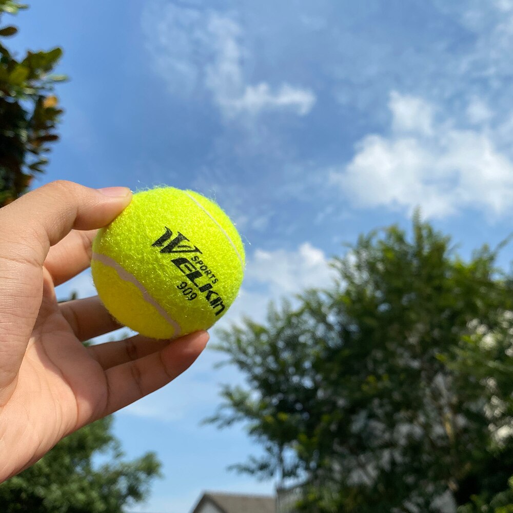 Pet Dog Puppy Tennisbal Welkin 63Mm Thrower Chucker Launcher Spelen Speelgoed Levert Outdoor Sport Met Rubber voor Huisdieren