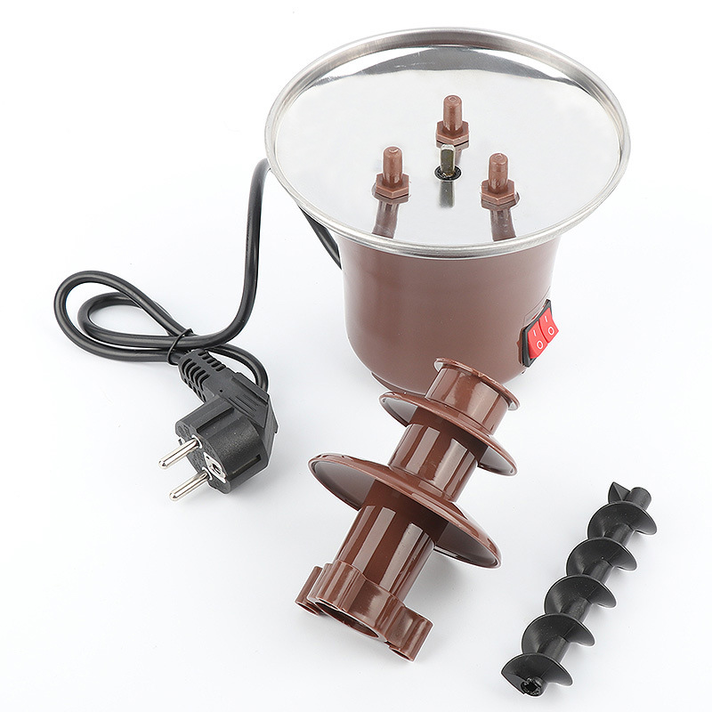 Nueva Mini fuente de Chocolate de tres capas, , máquina de fusión de Chocolate con calor para Fondue, Mini olla de cascada DIY