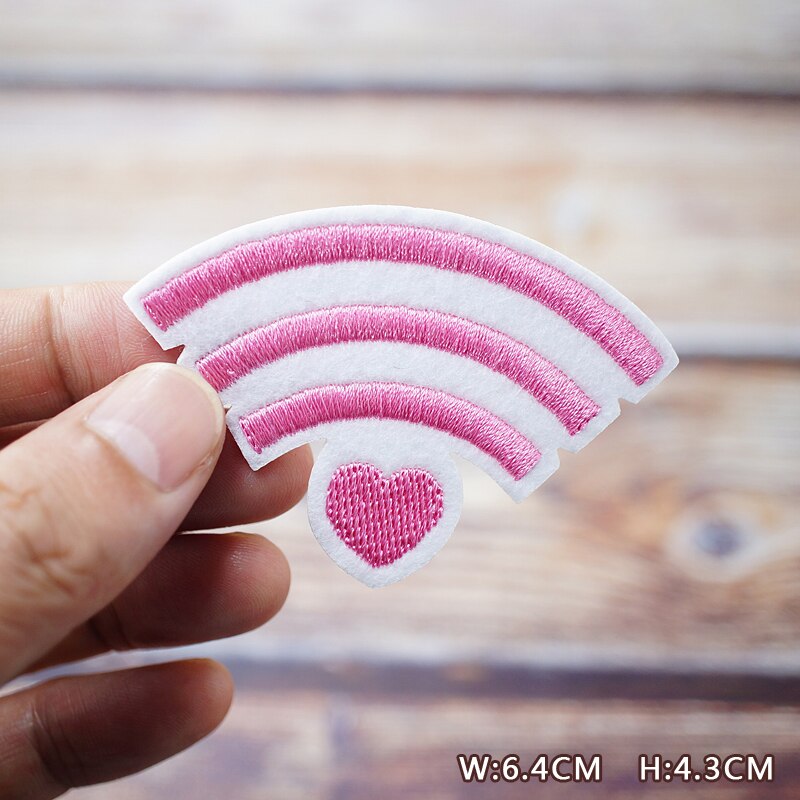 Patchs brodés HELLO HEART Cactus pour T-Shirt, autocollants pour vêtements et Jeans, Badges, BOOM, fille folle: 16