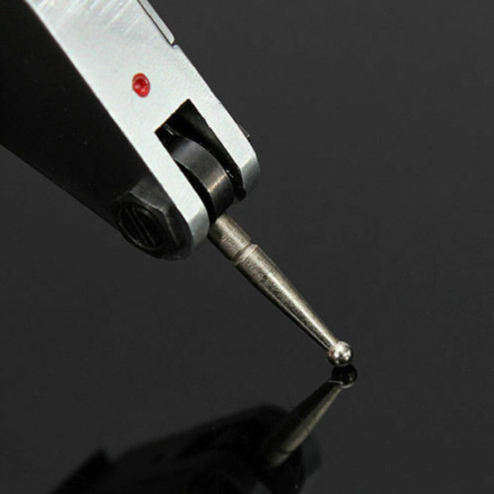 0.08mm presis måleskive testindikator måleur testindikator presisjonsmetrisk med svalehaleskinner + urkasseindikator
