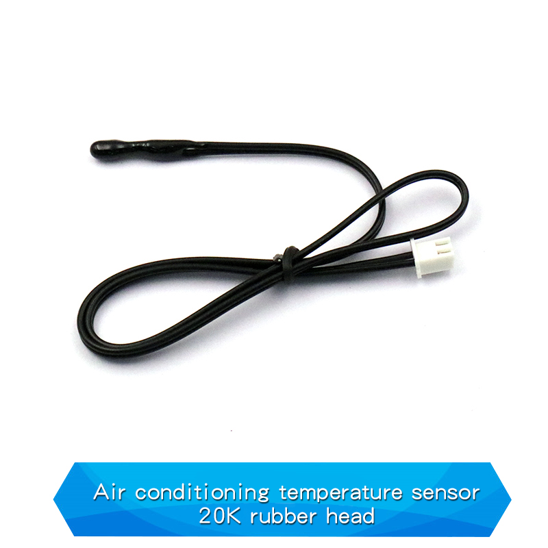 2 Stück Klimaanlage Temperatur sensor 5k 10k 15k 20k 25k 50k 100k Conditioner Rohrs ensor Gummi kopf Kupfer kopf: GRÜN JADE