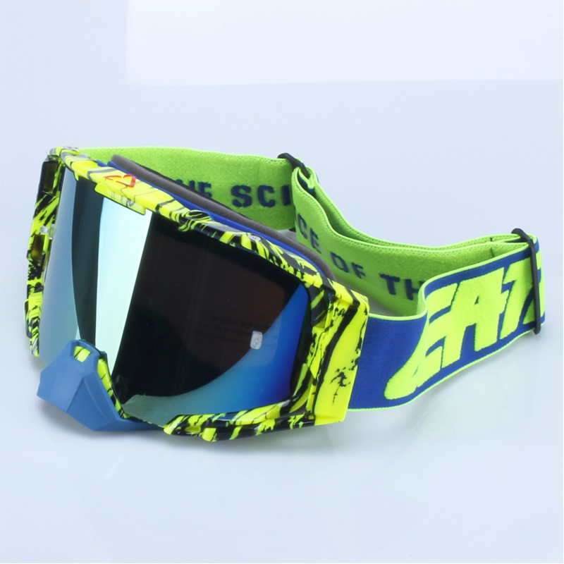 NENKI Motocross bril, motorbril, ATV Dirt Bike Off Road MX-fietsbril, skibril voor dames en heren, crossbril met anti-condens/uv-bescherming