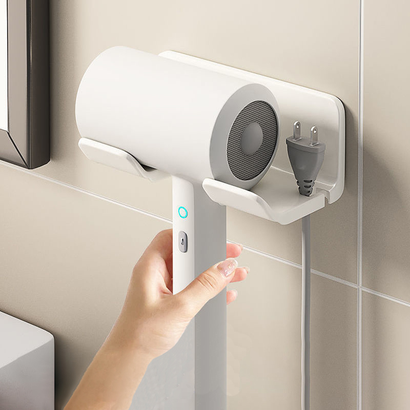 Föhn Houder Wandmontage Stijltang Föhn Stand Badkamer Organisator Planken Washroom Organisatie Planken