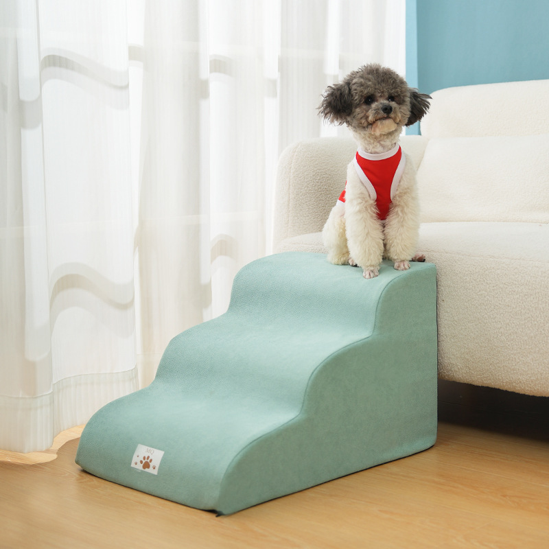 Escalera de 2/3 escalones para mascotas, rampa para perros/gatos, esponja de espuma viscoelástica, sofá para perros, rampa de entrenamiento extraíble y lavable para mascotas, escaleras, suministros para mascotas