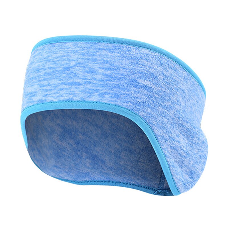 Warm Oorbeschermers Unisex Vrouwen Mannen Fleece Oor Warmer Winter Head Band Ski Oorkap Hoofdband Haarband Oorwarmers: Sky Blue