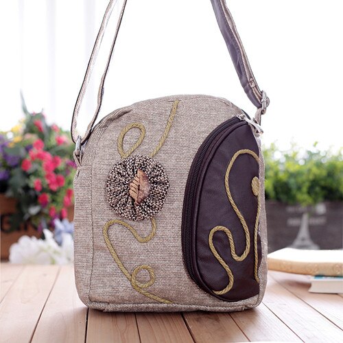 Appliques de ficelle de petit Shopping sacs à main! appliques nationales chaudes jolies femmes sacs à bandoulière et à bandoulière belle toile transporteur: Default Title