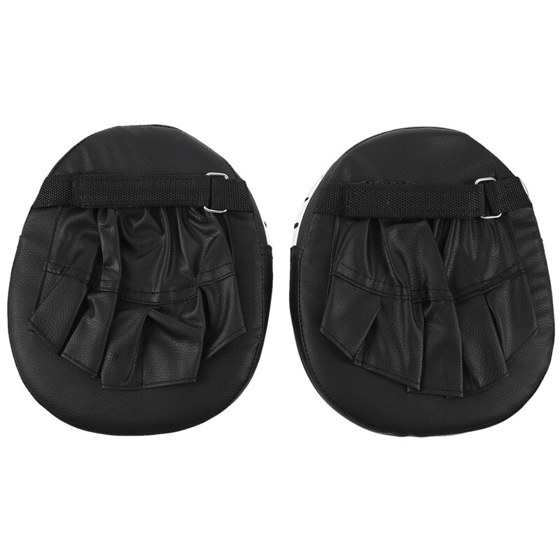 2x focus pads hook jab mitts boxing gloves sparring punch bag training pair