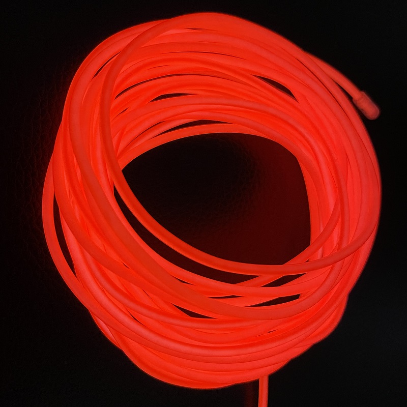 Flexibele Neon Licht 1M/3M/5M El Wire Led Neon Dance Party Sfeer Decor Lamp ropetube Waterdichte Multicolor Led Strip 3V: koud wit 6000k / 2W