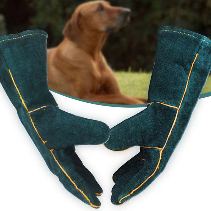 Anti-Bijt Veiligheidshandschoenen Bijenteelt Hond Kat Vogel Slang Baden Training Ultra Lange Verdikte Huisdier Grijpen Bijten Beschermende Handschoen