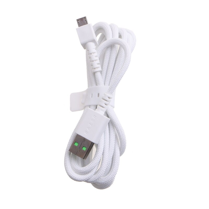 1.8m Mouse Lines Replacement Durable PVC USB Mouse Cable Compatible with Razer- Viper Ultimate Basilisk Ultimate: White