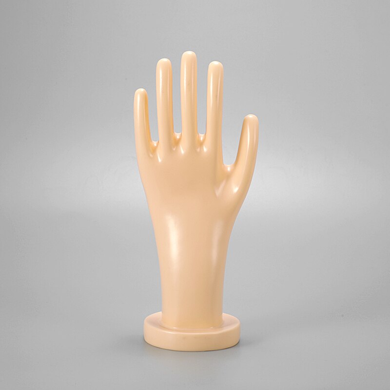 MANO IZQUIERDA de plástico para hombre, Manneqin, para exhibición de guantes, de una pieza: Skin