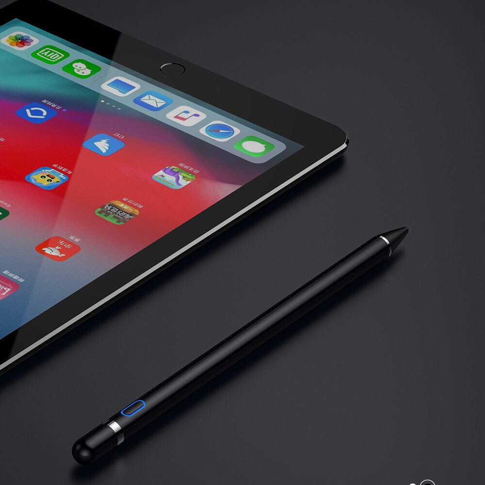 Til apple pencil 2 stylus pen touch pen til tablet ios android stylus pen til ipad pro 5th 6th 7th mini 4 5 air 1 2 3: Sort