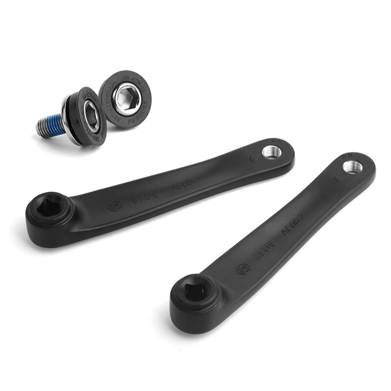 Bafang-brazos de manivela para bicicleta eléctrica, 8FUN, piezas de conversión de tracción media, BBS01B BBS02B BBSHD, Kits de Motor de E-BIKE, accesorios de 20,5 CM: One Pair Crank Screw