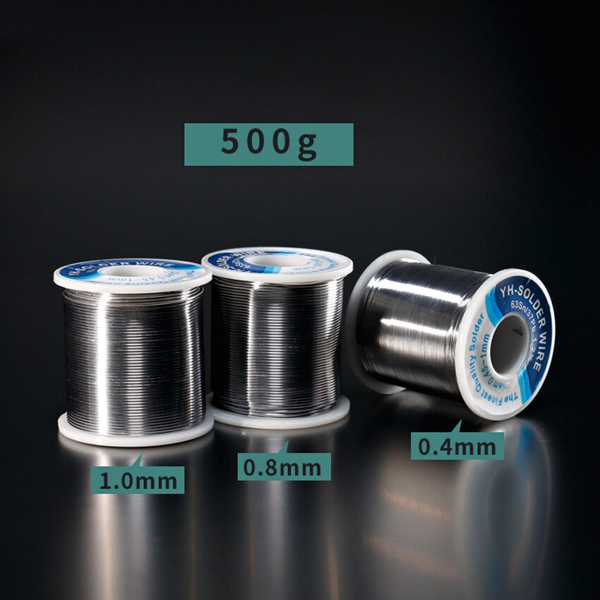 Yihua lödtråd kolofoniumkärna tenn bly lödtenn trådrulle med flussmedel 0.4mm 0.5mm 0.6mm 0.8mm 1mm svetslödtrådar rulle