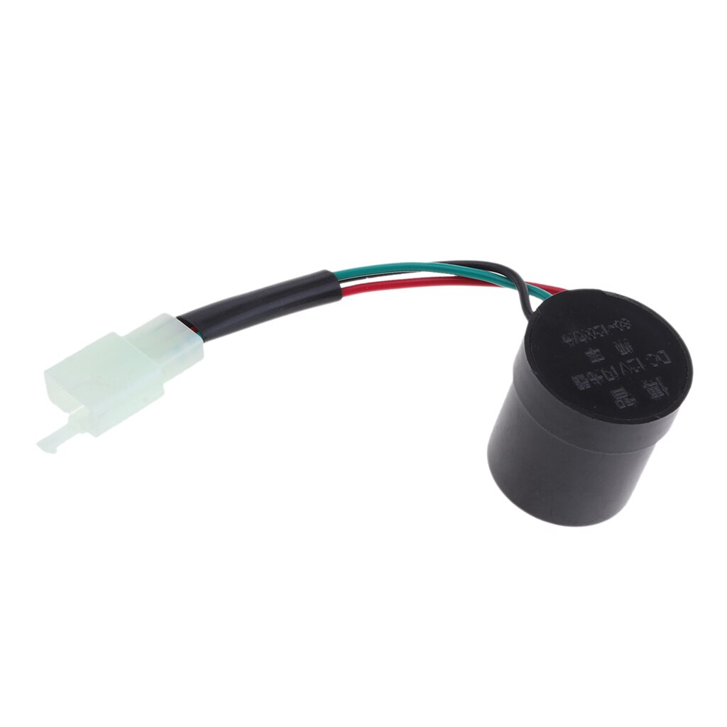 Turn Signal Relay Flasher Round 12V 3 Wire For Scooter Motorcycle