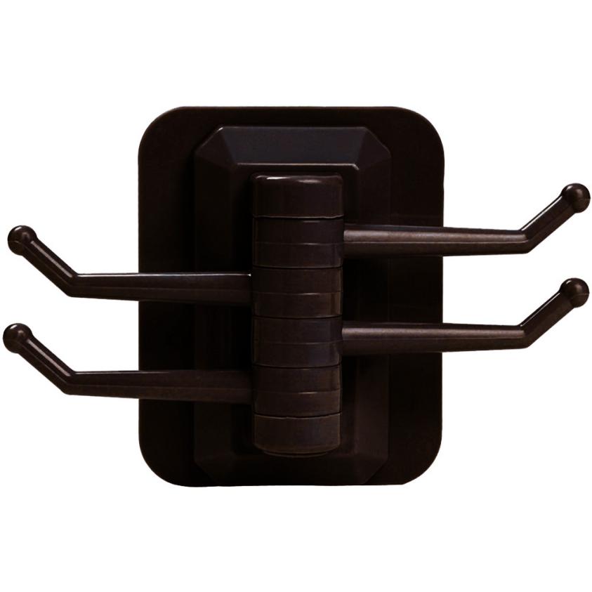Rotary 4-Hook kitchen bathroom wall rack towel rack without screw and trackless hook YH-460117: CO