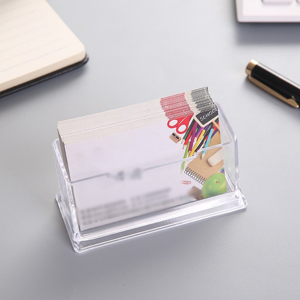 Offre Spéciale Portable clair affaires porte-carte présentoir bureau comptoir affaires porte-carte bureau étagère boîte