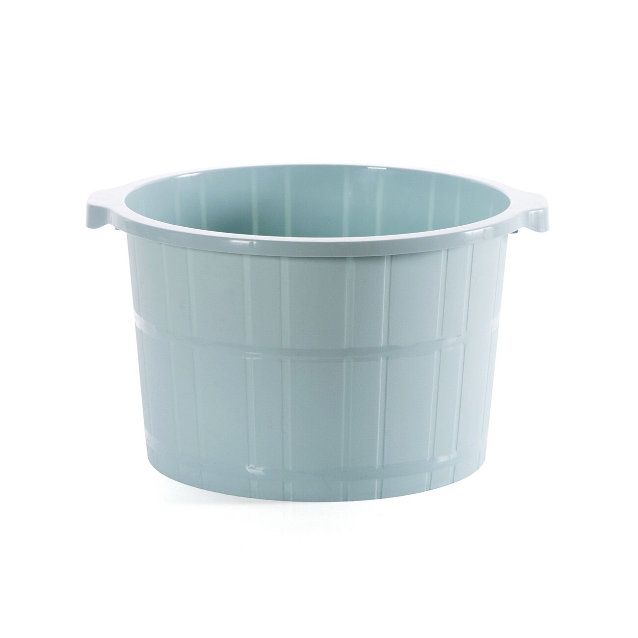 OTHERHOUSE Plastic Bucket Foot Tub Bath Bucket Bathroom Foot Wash Basin Laundry Buckets Portable Water Container Household Items: Blue