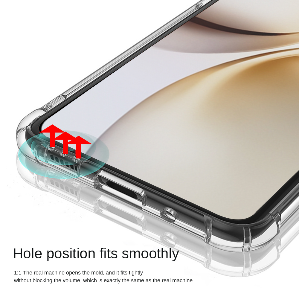 Shockproof Armor Case For Realme 14 Pro+ Realme14 Pro Plus Realme14Pro 14Pro 5G Clear Silicon Back Cover Transparent Coque Funda